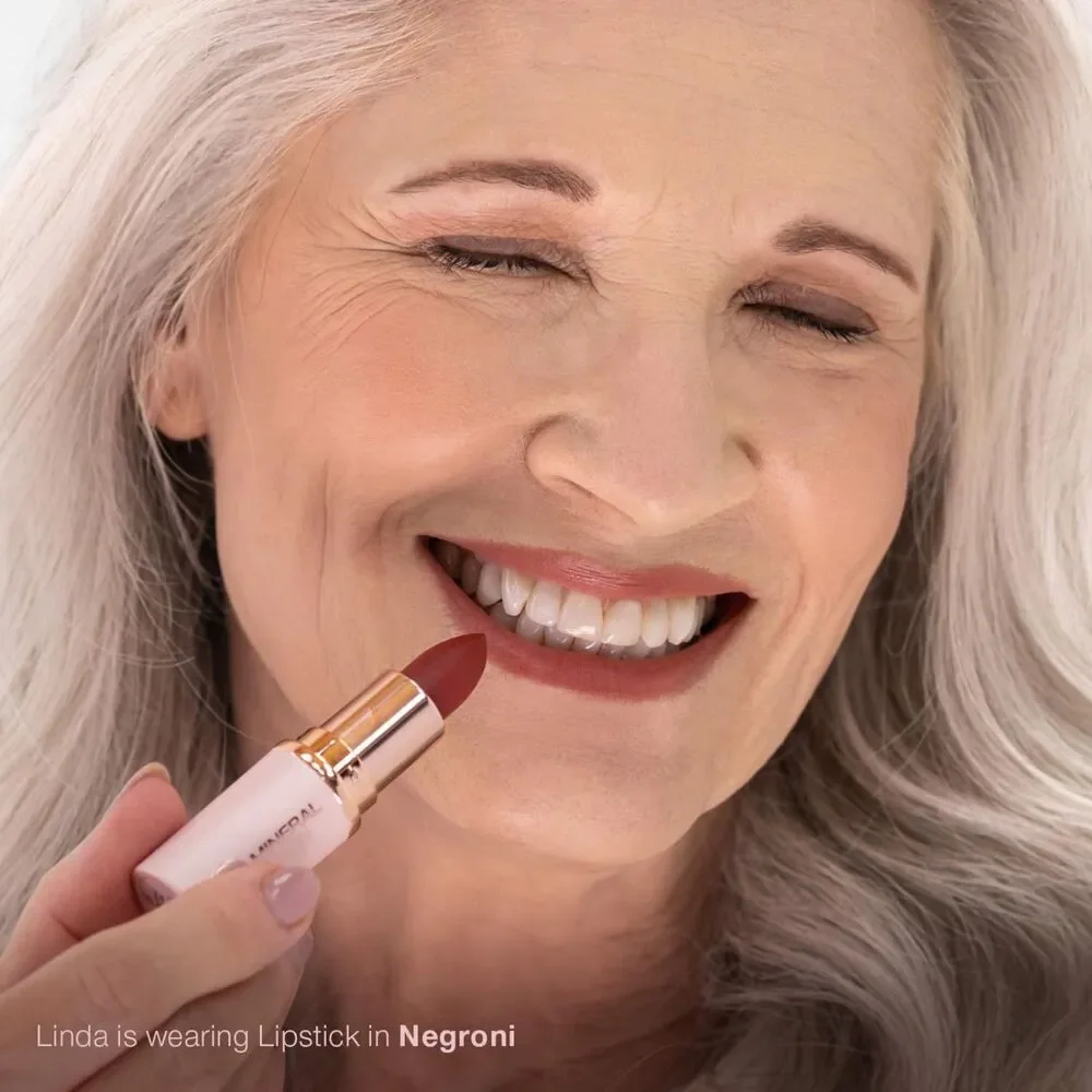 Mineral Fusion Negroni Long-Lasting Lipstick With Avocado Oil, Cocoa Seed Butter